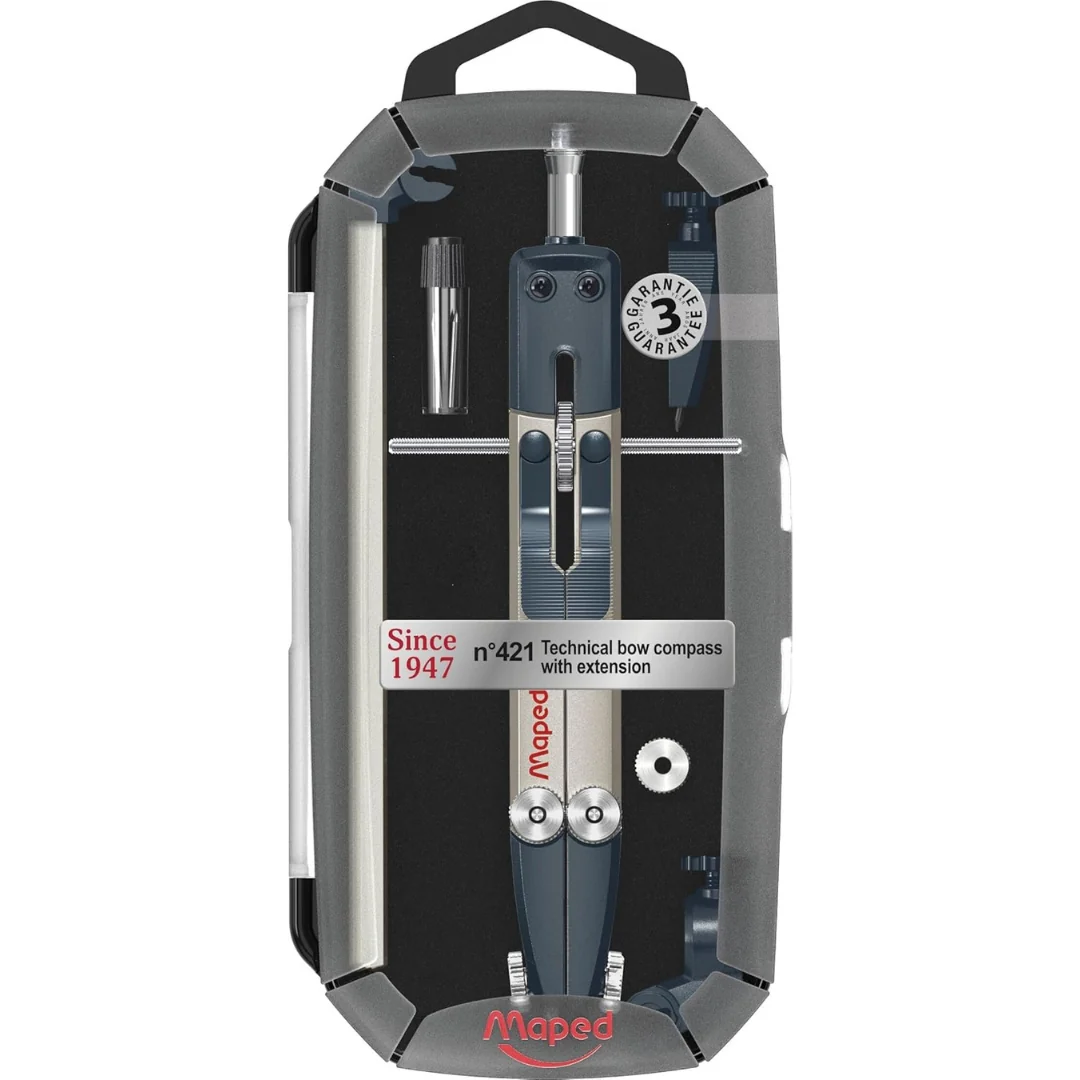 Geometry - Technical Bow Compass with Extension - (Maped)